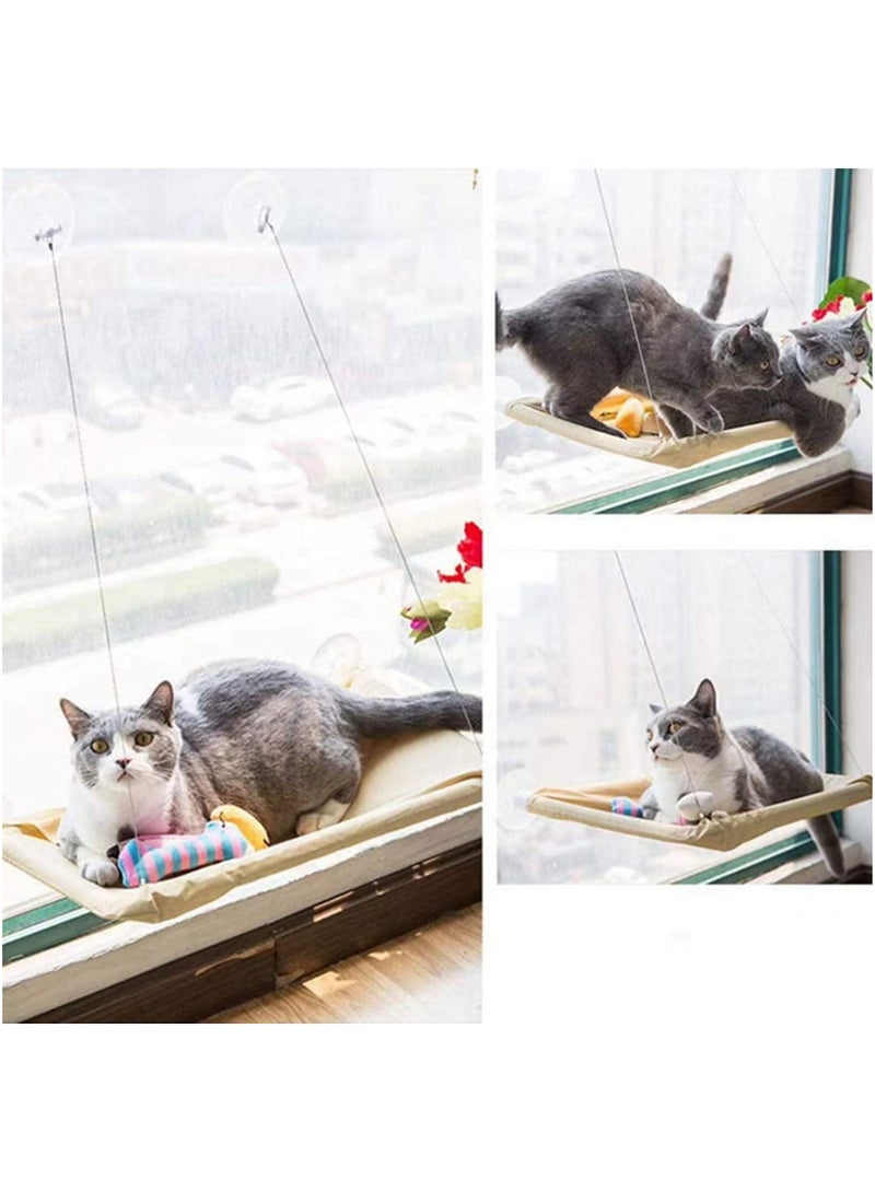 Generic Cat Window Seat with Suction Cups Space Saving Cat Hammock Pet Resting Seat Safety Cat Shelves Providing All Around 360 Degree Sunbath for Cats Perch Bed Lounger  - Image 3