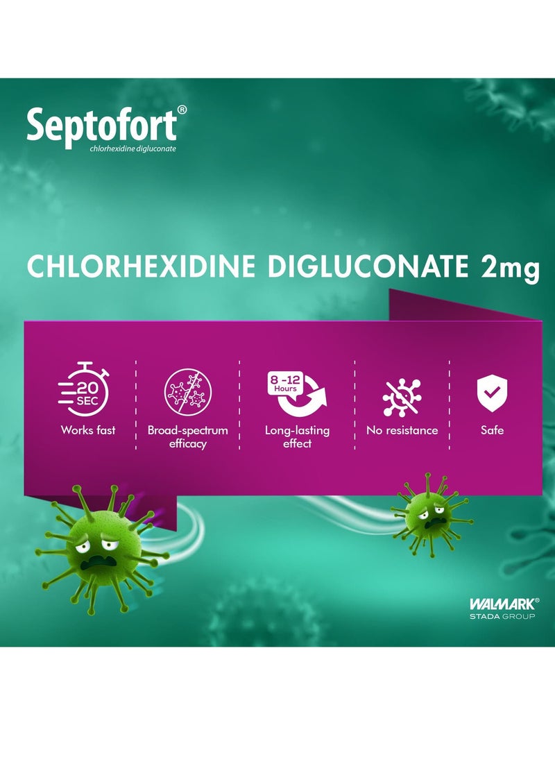 WALMARK Septofort Lozenges Ginger & Honey & Lemon 2 mg - 24 Pcs - Image 5