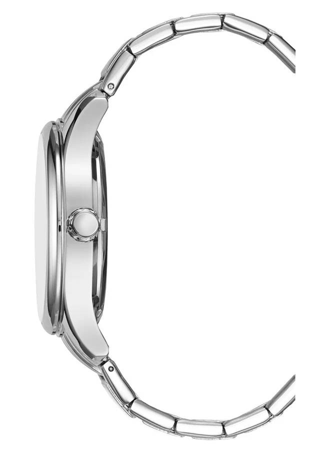 Kenneth Cole New York Kenneth Cole New York 42.5mm Automatic Men's Watch with Silver Dial & Stainless Steel Bracelet