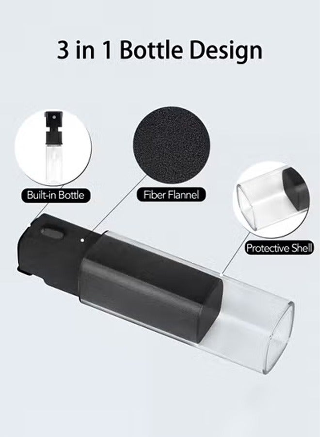 Taimi Touch Screen Cleaning Kit, Spray and Built-in Microfiber Cloth -  Screen Cleaner for Phone, Laptop Screen, Tablet, Car Screen - Black - Image 2