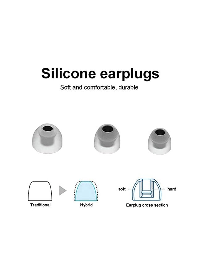 erorex Silicone Ear Plugs Accessories For Sony Wf 1000Xm4 Wf 1000Xm3 Eartips In Ear Earbuds Silicone Soft Ear Cushions Tips Covers Eargels For Wf 1000Xm4 Headphones 7Pairs Black  - Image 3