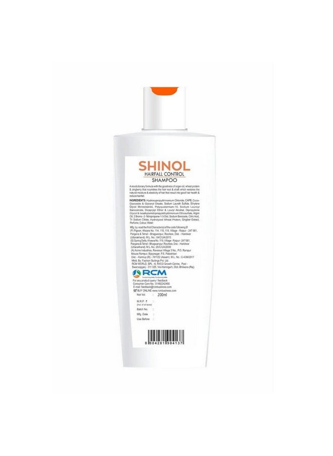 Shinol - Rcm Nature Organic Anti Hairfall Shampoo (200 Ml) - Image 1