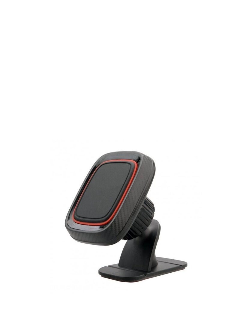 Car magnetic holder for smartphones Bracket H-CT219 Black with red - Image 1
