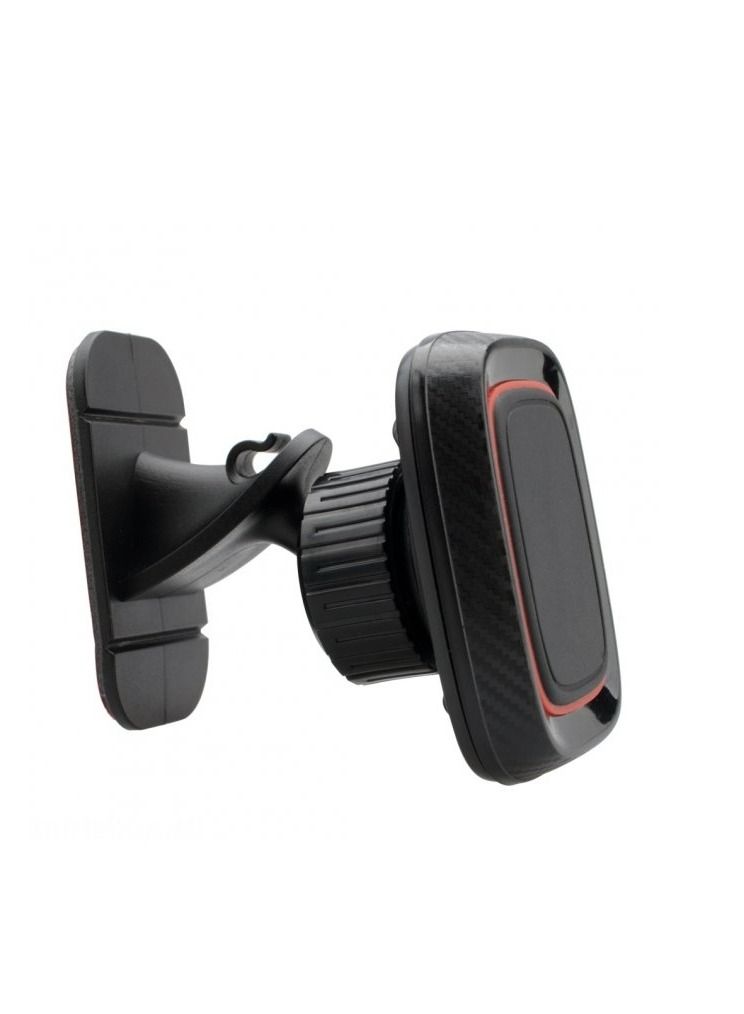 Car magnetic holder for smartphones Bracket H-CT219 Black with red - Image 2