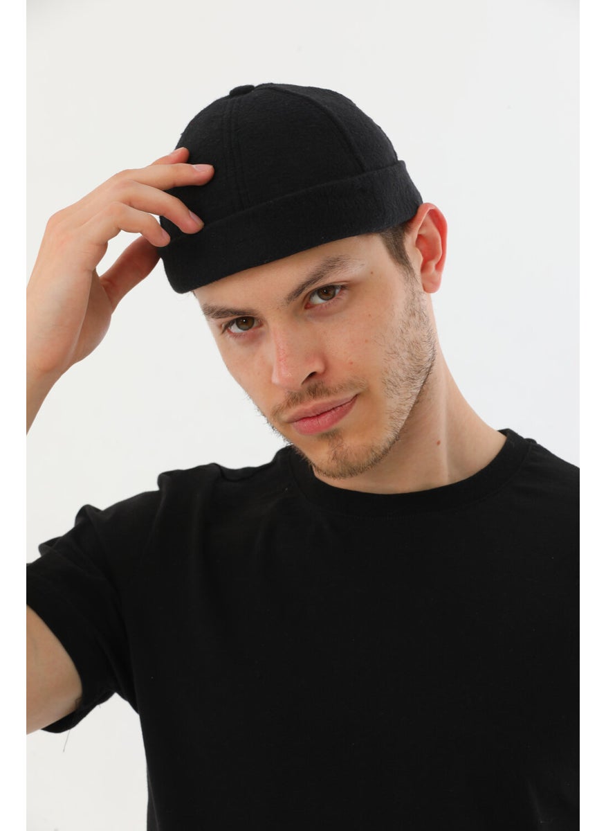 Elif Iç Giyim Elif Underwear Stamp Black Back Adjustable Retro Hip-Hop Skullcap Hat  - Image 1