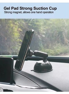 Livx Privity Series Magnetic In-Car Phone Holder Suction Cup Magnet 360 Degree Phone Holder HL-003  - Image 4