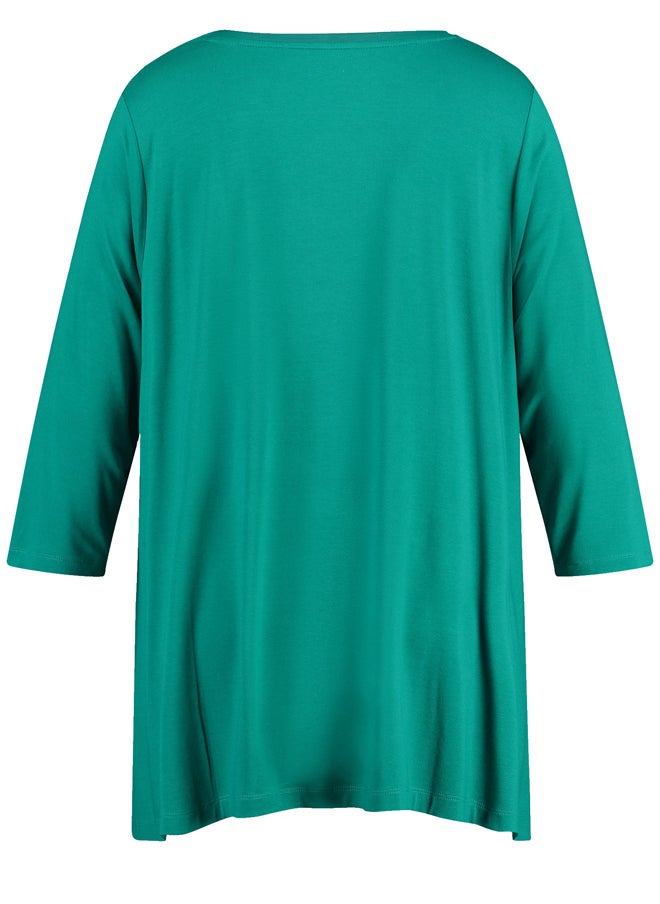 Samoon Flared 3/4-Length T-Shirt  - Image 4