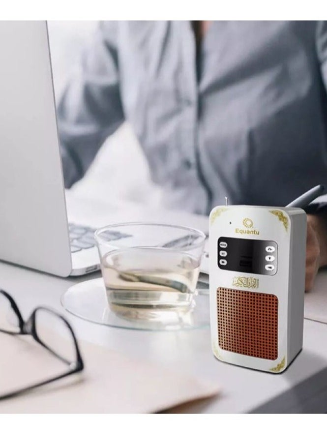 Gravity NEW SQ-669 Smart Quran Speaker Wall Plug – 16 Reciters, 16 Translations, Bluetooth/USB/Remote/App Control, 8GB Storage - Image 3