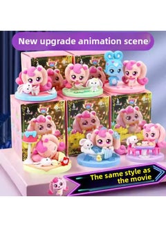 Generic Luxury Magic Key Treasure Box Love Wonderful Cute Changing Toy Mirror Box Girls Children's Lucky Blind Box-Colour:Gift Box [luxury Magic Key Treasure Box] Take Photos To Capture Cuteness, Interactive Voice, Smart Sensor, Scan Code Recognition (4 Keys + Props Included)  - Image 5