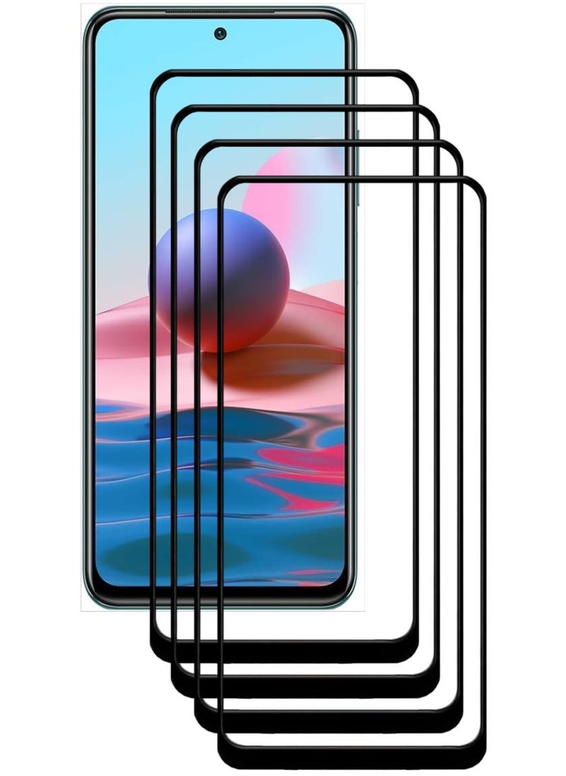 ACLIX 4 Pieces Antistatic ESD Dustproof Premium Quality High Definition Tempered Glass Screen Protector Designed For Xiaomi Redmi Note  10 - Image 1
