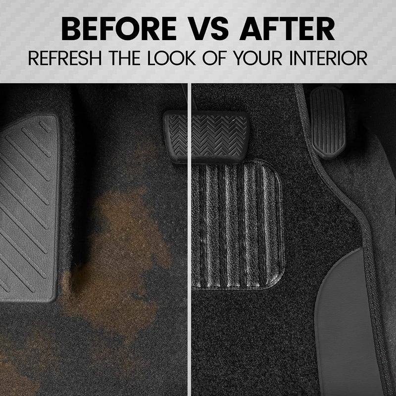 BDK Gray Carpet Car Floor Mats - Image 3