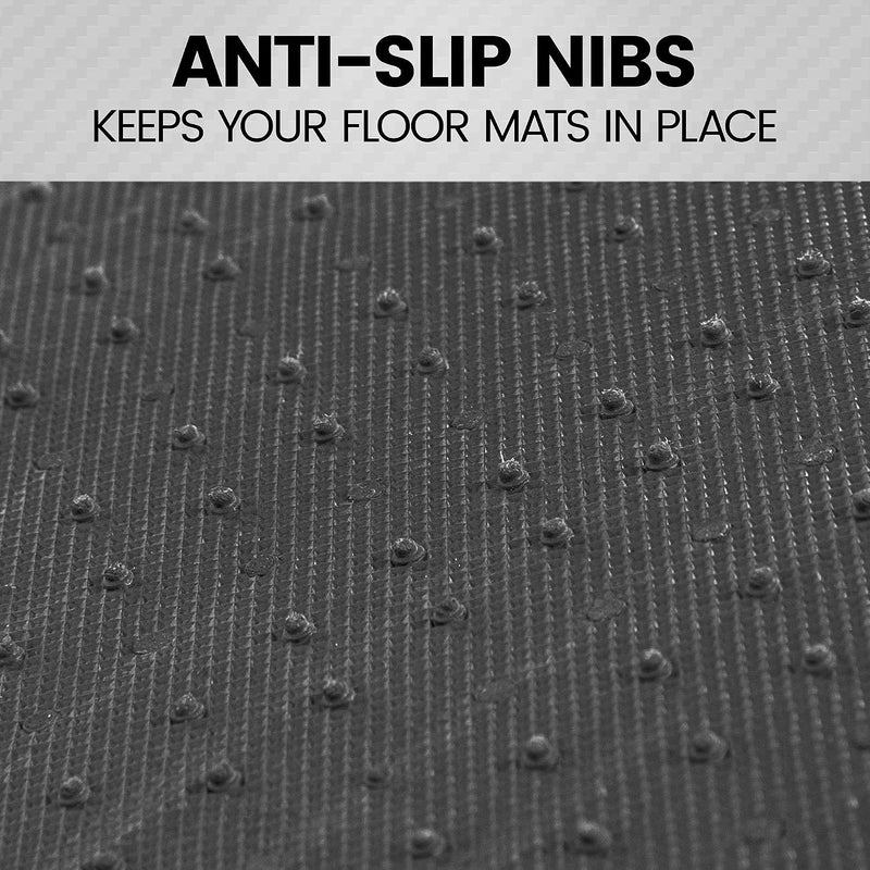 BDK Gray Carpet Car Floor Mats - Image 5