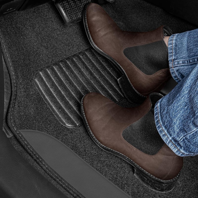 BDK Gray Carpet Car Floor Mats - Image 2