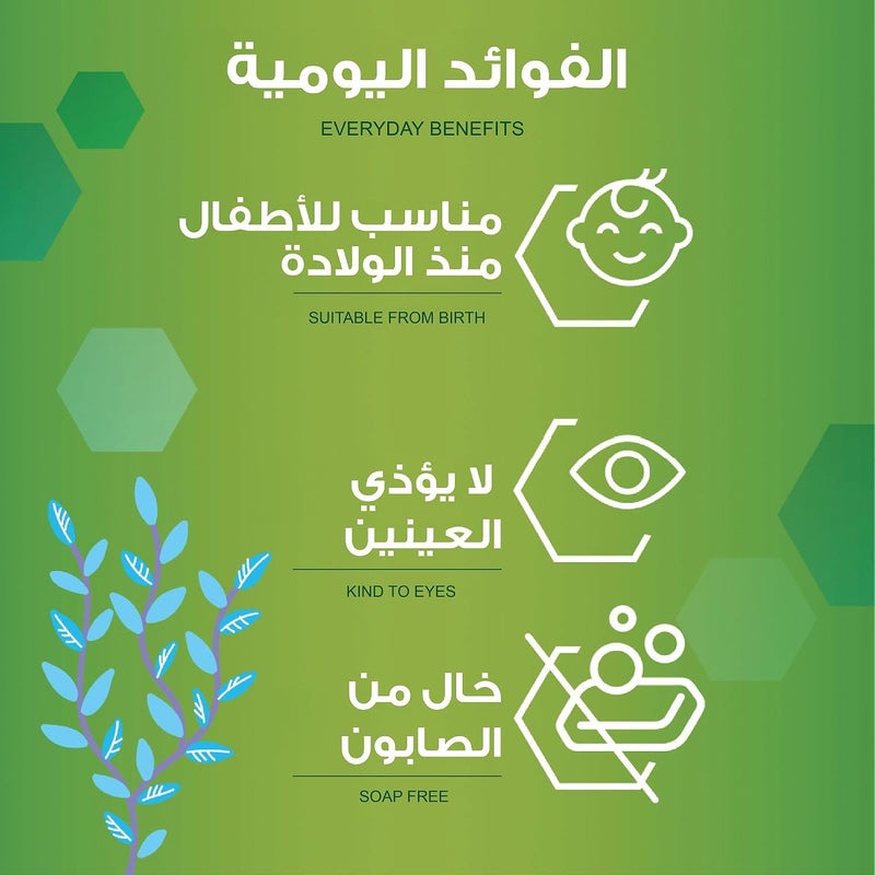 أويلاتوم غسول الاستحمام اللطيف أويلاتوم 300 مل 2 في 1 لغسل الشعر والجسم للأطفال المعرضين للبشرة الجافة، منظف ومرطب لطيف يساعد على تنظيف وتهدئة وحماية الحاجز الطبيعي للبشرة. - Image 5