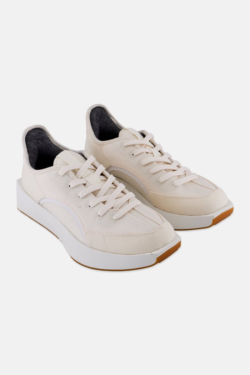 Allbirds Men Medium Lace Up Casual Shoes, Beige - Image 1