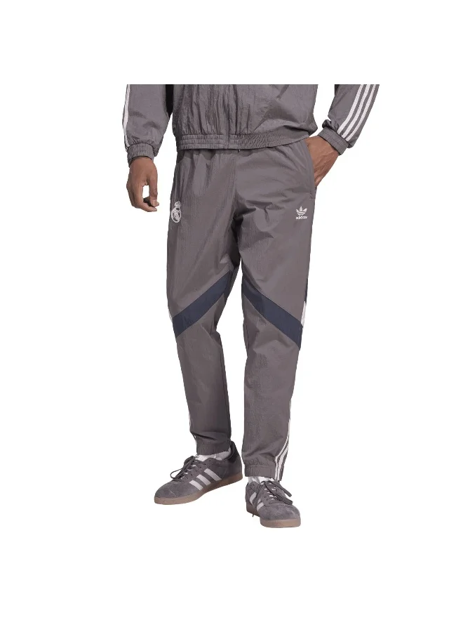 adidas بنطلون كرة قدم رجالي Real Og Tp بني مقاس XS