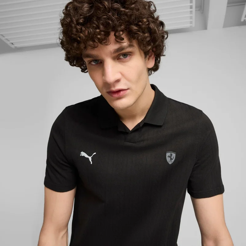 بوما Ferrari Style Polo Jacquard Men's T-Shirt