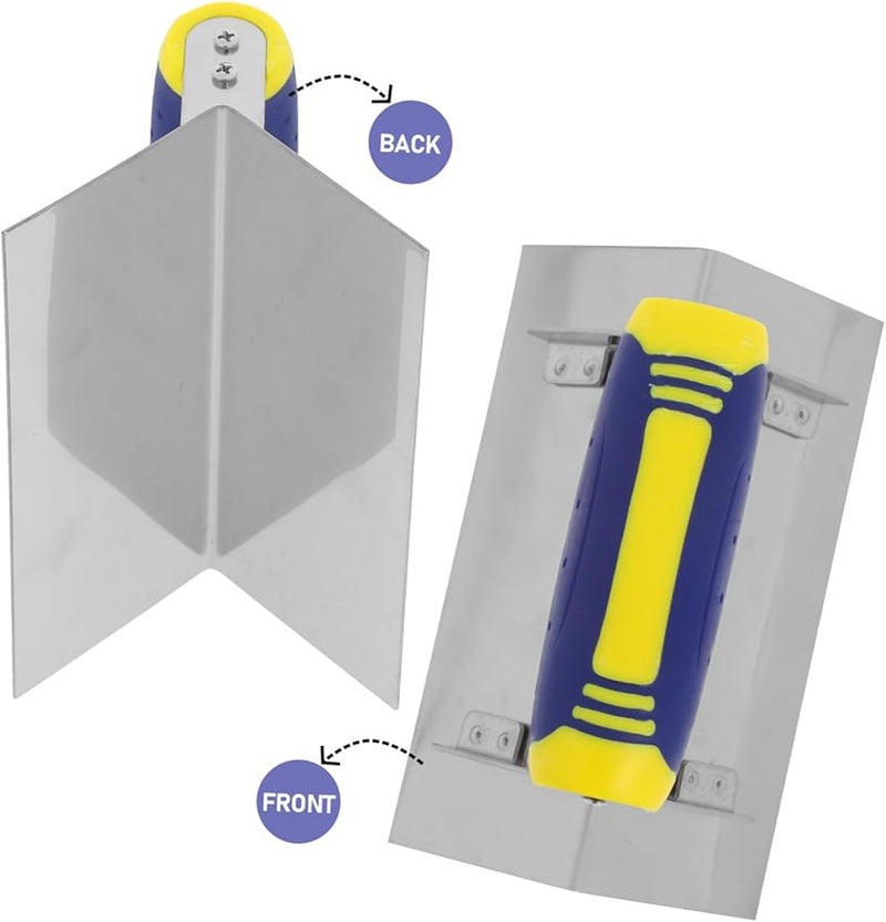 Professional Drywall Corner Trowel 15 20X11 50X9 20CM Stainless Steel Mudding Plastering Tool - Image 4