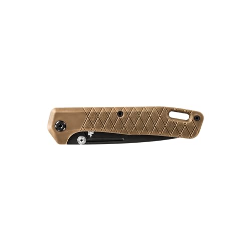 Gerber Gear Zilch Folding Pocket Knife, 3.1 Inch Plain Edge Blade, Coyote Brown - Image 4