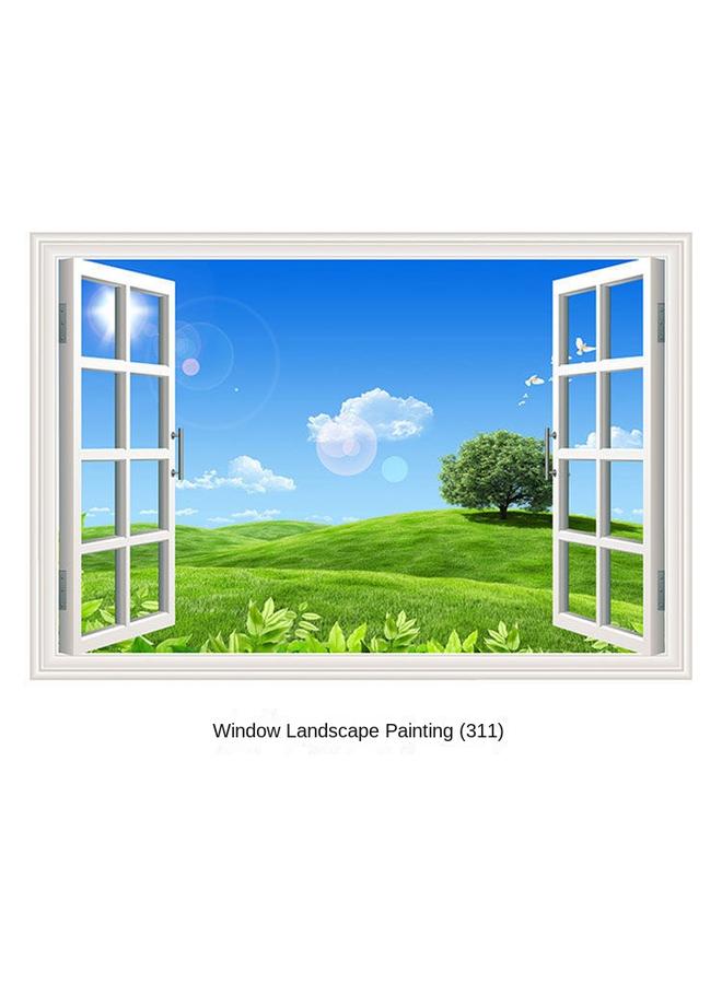 الأزرق جي دبليو ملصق Tspingpingpingpingpingwinds لوحة زخرفية لغرفة النوم غرفة المعيشة غرفة الطعام الخلفية جدار المناظر الطبيعية اللزجة الذاتية الجداريات - Image 1