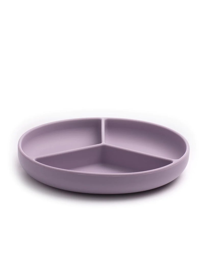 Pippeta Baby Silicone Suction Plate Non Slip Silicone Baby Weaning Plate Food Feeding Plate For Babies And Toddlers Premium Food Grade Silicone, Dishwasher And Microwave Safe Lilac - Image 1