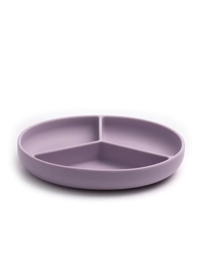 Pippeta Baby Silicone Suction Plate Non Slip Silicone Baby Weaning Plate Food Feeding Plate For Babies And Toddlers Premium Food Grade Silicone, Dishwasher And Microwave Safe Lilac