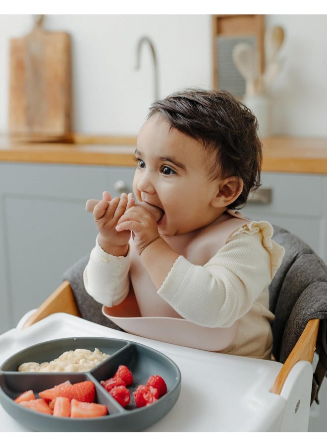 Pippeta Baby Silicone Suction Plate Non Slip Silicone Baby Weaning Plate Food Feeding Plate For Babies And Toddlers Premium Food Grade Silicone, Dishwasher And Microwave Safe Lilac - Image 4