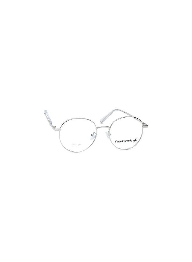 fastrack Silver Round  Rimmed Eyeglasses