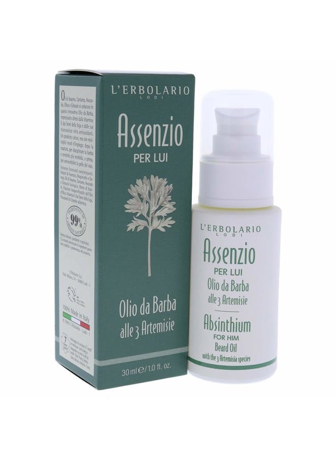 L'Erbolario Absinthium Beard Oil - Delicate, Super Emollient And Light Texture Oil For Skin - Can Be Used In Multiple Ways - Use After Shaving To Control Beard Or Before, To Soften - For Men - 1 Oz - Image 3