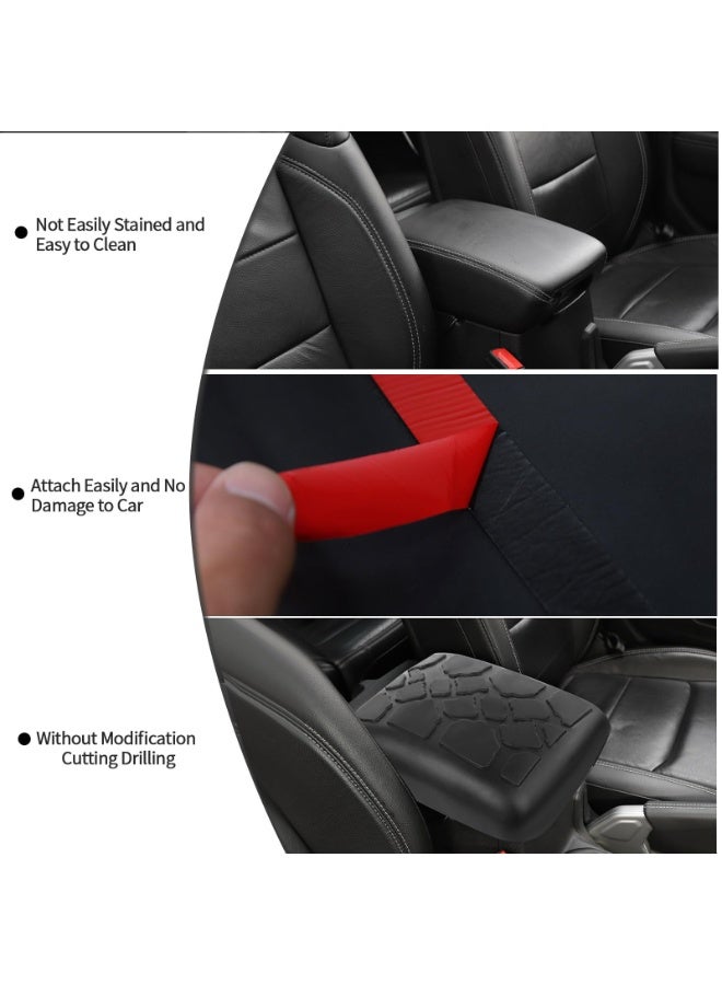 KISSUN for Jeep Wrangler JL JT 2018-2022 Center Console Armrest Storage Soft Mat Pet Antiscrach Mat Cover for Jeep Wrangler JL 2Doors/4Doors Gladiator JT 4XE - Image 4