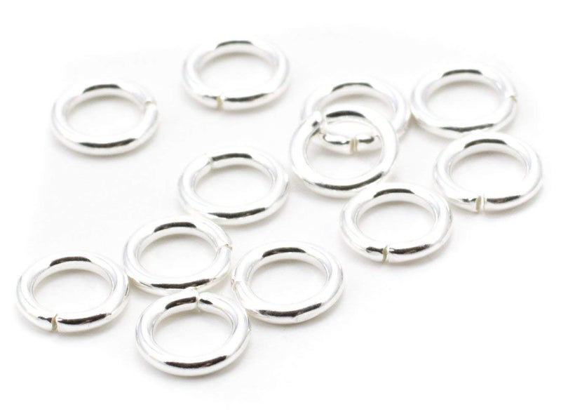 Cousin DIY 4mm Sterling Silver Open Jump Ring 25pc