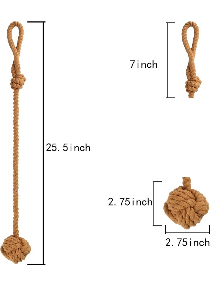 حمالات ستائر 2 حزمة، ربطات ستائر، حاملات ستائر للستائر الحائطية، حمالات ستائر، خيوط قطنية منسوجة يدوياً لربطات الستائر （بني） - Image 5