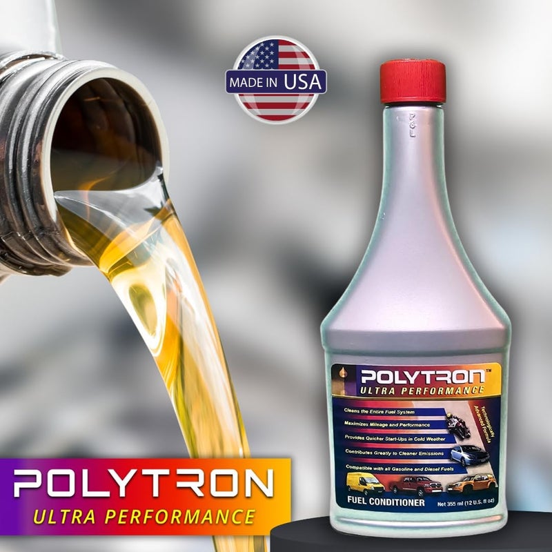 Polytron Ultra Performance Gasoline Diesel Fuel Conditioner (GDFC) 12oz - Image 4