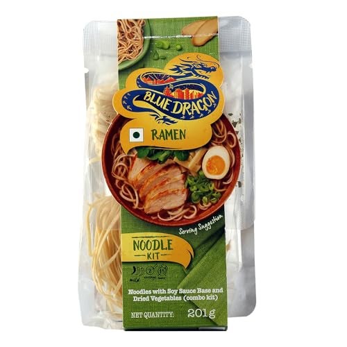Blue Dragon Ramen Noodles Kit | Vegan | No Preservative & Artificial Colors | Soya, Wheat, Peanuts & Nuts | Ramen Noodle - 201 Gram - Image 2