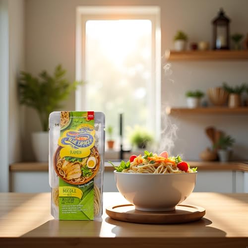 Blue Dragon Ramen Noodles Kit | Vegan | No Preservative & Artificial Colors | Soya, Wheat, Peanuts & Nuts | Ramen Noodle - 201 Gram - Image 1