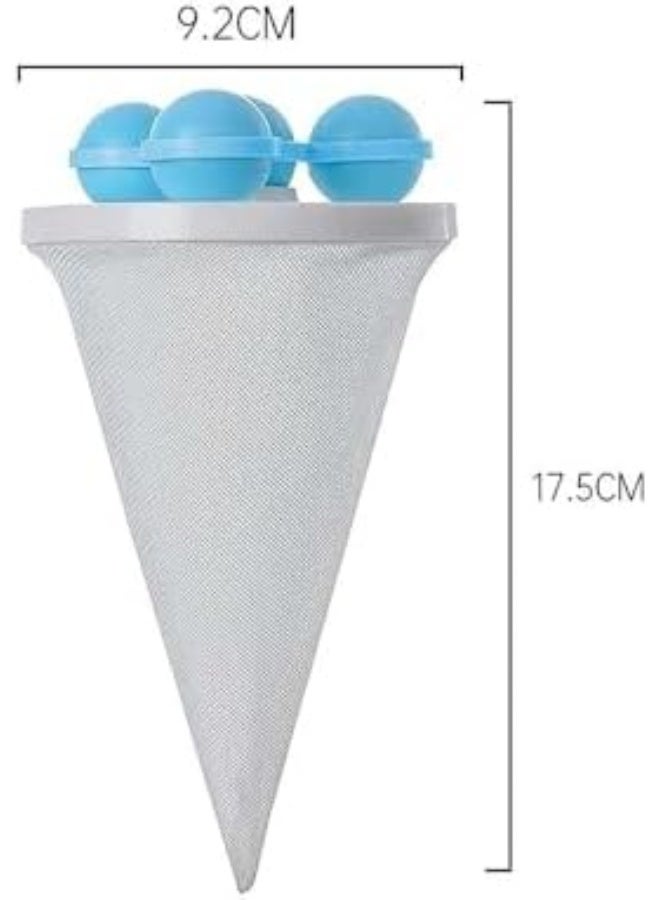 1pc Fully Automatic Top-Loading Washing Machine Filter Bag Lint Remover, Hair Collector, Lint Absorber, and Trap.(Blue) - Image 5