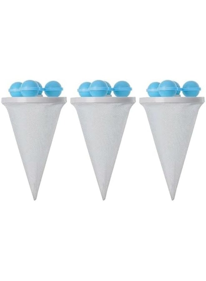 1pc Fully Automatic Top-Loading Washing Machine Filter Bag Lint Remover, Hair Collector, Lint Absorber, and Trap.(Blue) - Image 3