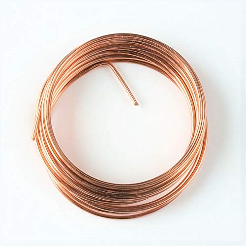 ART IFACT 5 Meters Bare Copper Wire - 16 Gauge (1.626 mm Diameter) - Dead Soft - 99.9% Pure Copper Wire - Without Enameled - DIY Jewellery & Artistic - Image 2