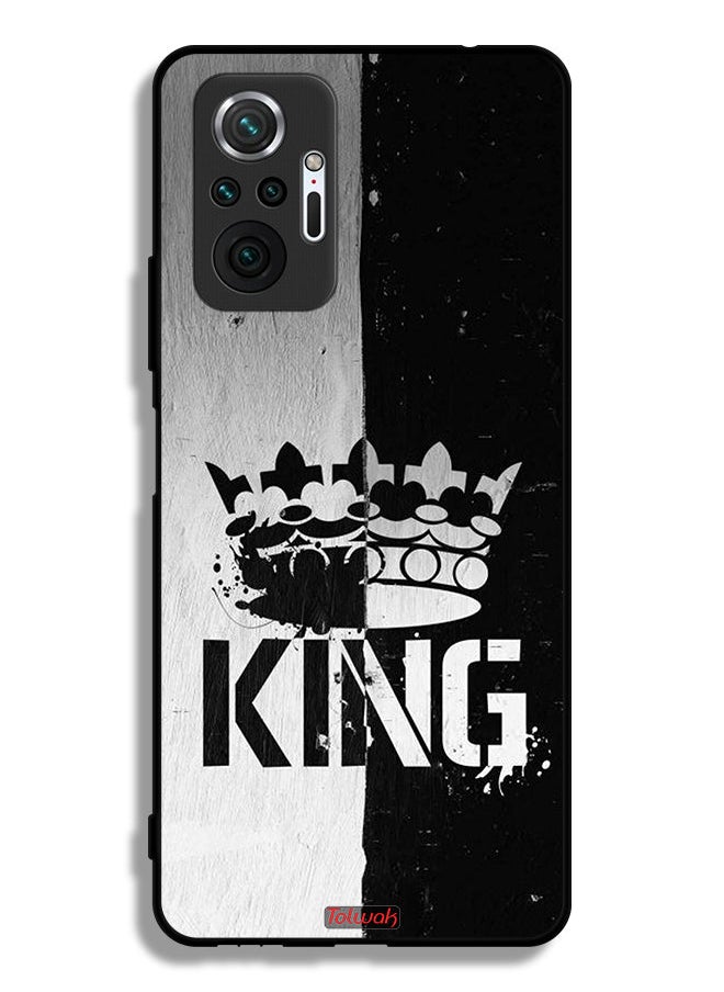 Tolwak - Xiaomi Redmi Note 10 Pro 4G Protective Case Cover King Vintage - Image 1