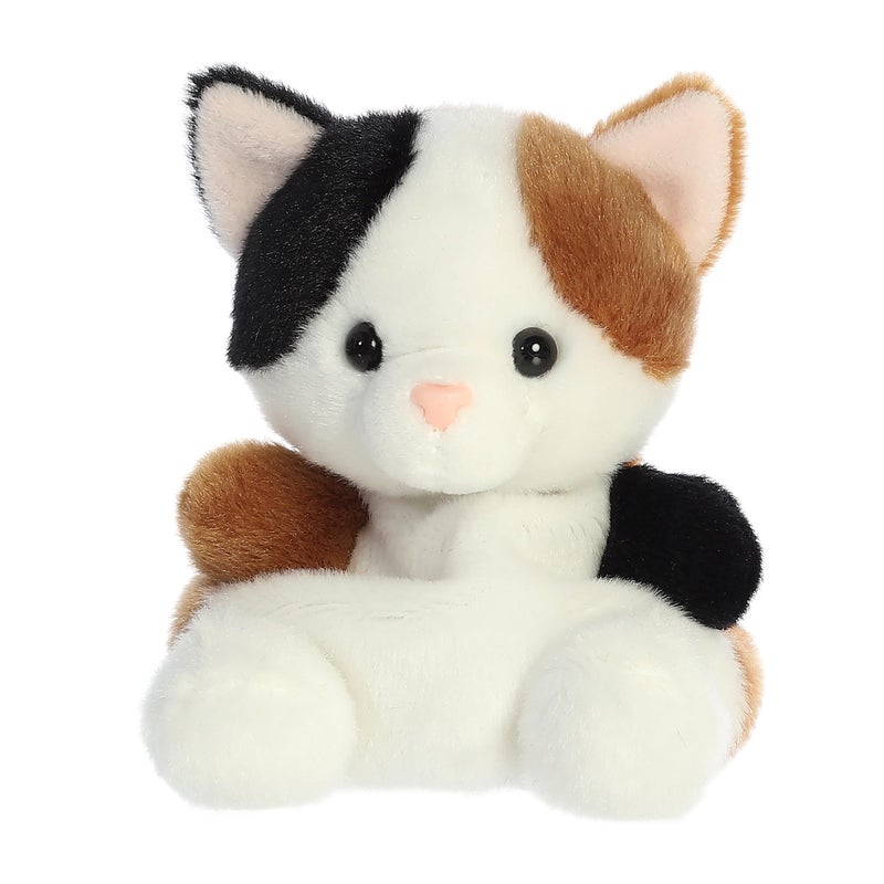 AuroraÂ® Adorable Palm Palsâ„¢ Peebs Calico Catâ„¢ Stuffed Animal - Fun Collectible Plush for Kids and Adult Collectors - Perfect for Decorating Rooms and Birthday Gifts - White 5 Inches - Image 5