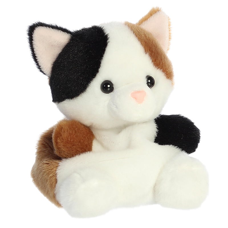 AuroraÂ® Adorable Palm Palsâ„¢ Peebs Calico Catâ„¢ Stuffed Animal - Fun Collectible Plush for Kids and Adult Collectors - Perfect for Decorating Rooms and Birthday Gifts - White 5 Inches - Image 2