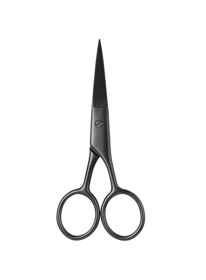 روزينو مقص مستقيم من الفولاذ المقاوم للصدأ عالي الدقة لإزالة شعر الوجه وتقليم الأذن والأنف والحاجبين-أداة الاستمالة الأساسية - Image 2