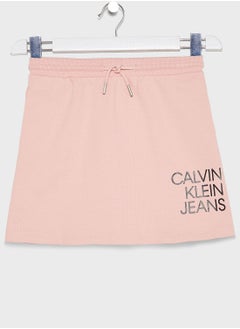 Kids Logo Printed Skirt
