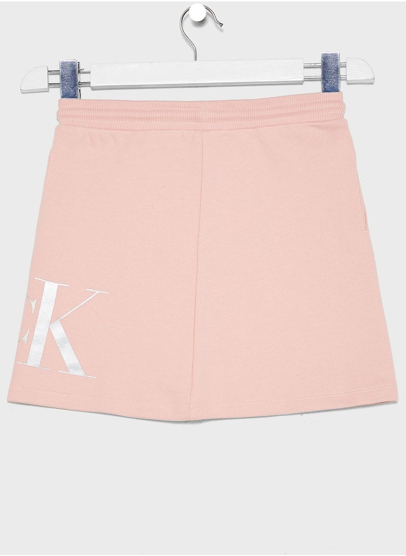 Calvin Klein Jeans - Kids Logo Printed Skirt - Image 1