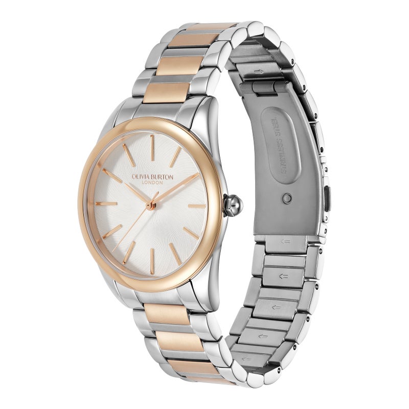 OLIVIA BURTON Round Analog Women'S Two Tone Stainless Steel Case  Watch - Image 1