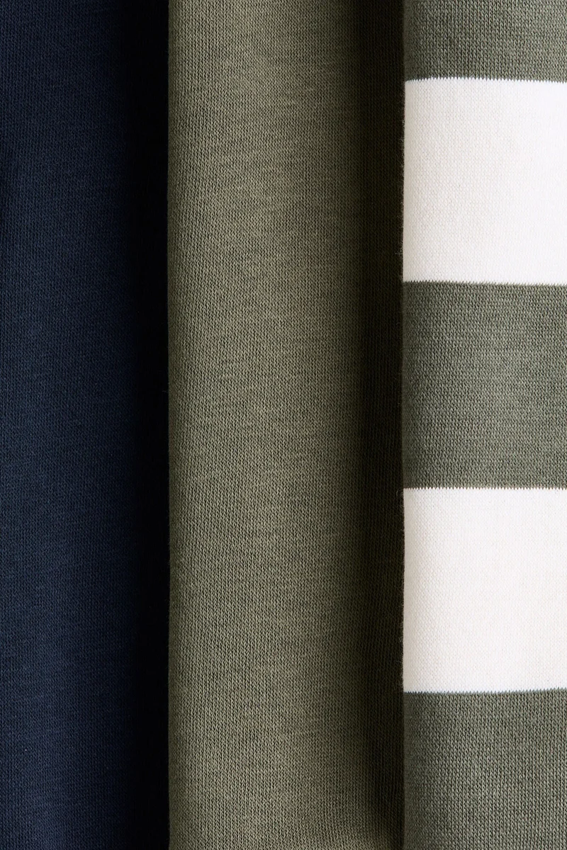 H&M 3-pack brushed-inside sweatshirts