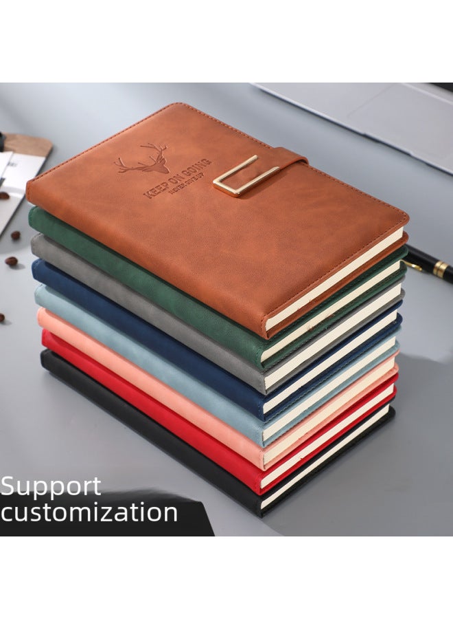 Enterprise A5 Notebook Imitation Belt Buckle B5 Notebook Notebook Business Office Notepad Gift Suit - Image 4