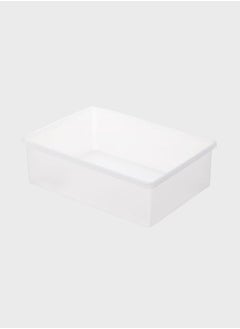 MUJI Polypropylene Wide Storage Box, W 50.5 x D 37 x H 16 cm, M  - Image 1