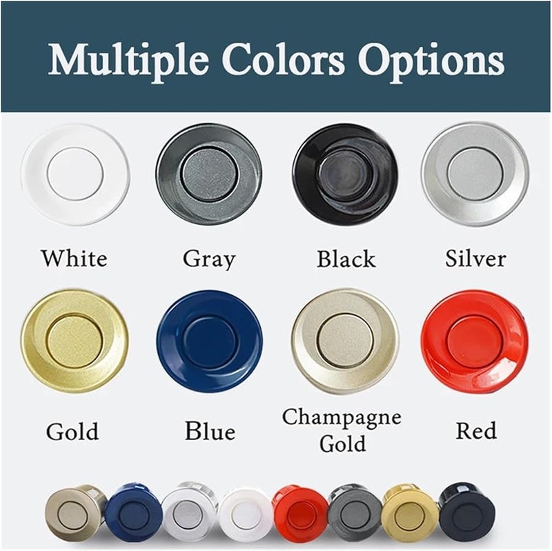 4 قطع أجهزة استشعار مواقف السيارات 22 ملم مسبار عكسي باللون الأحمر - Image 5