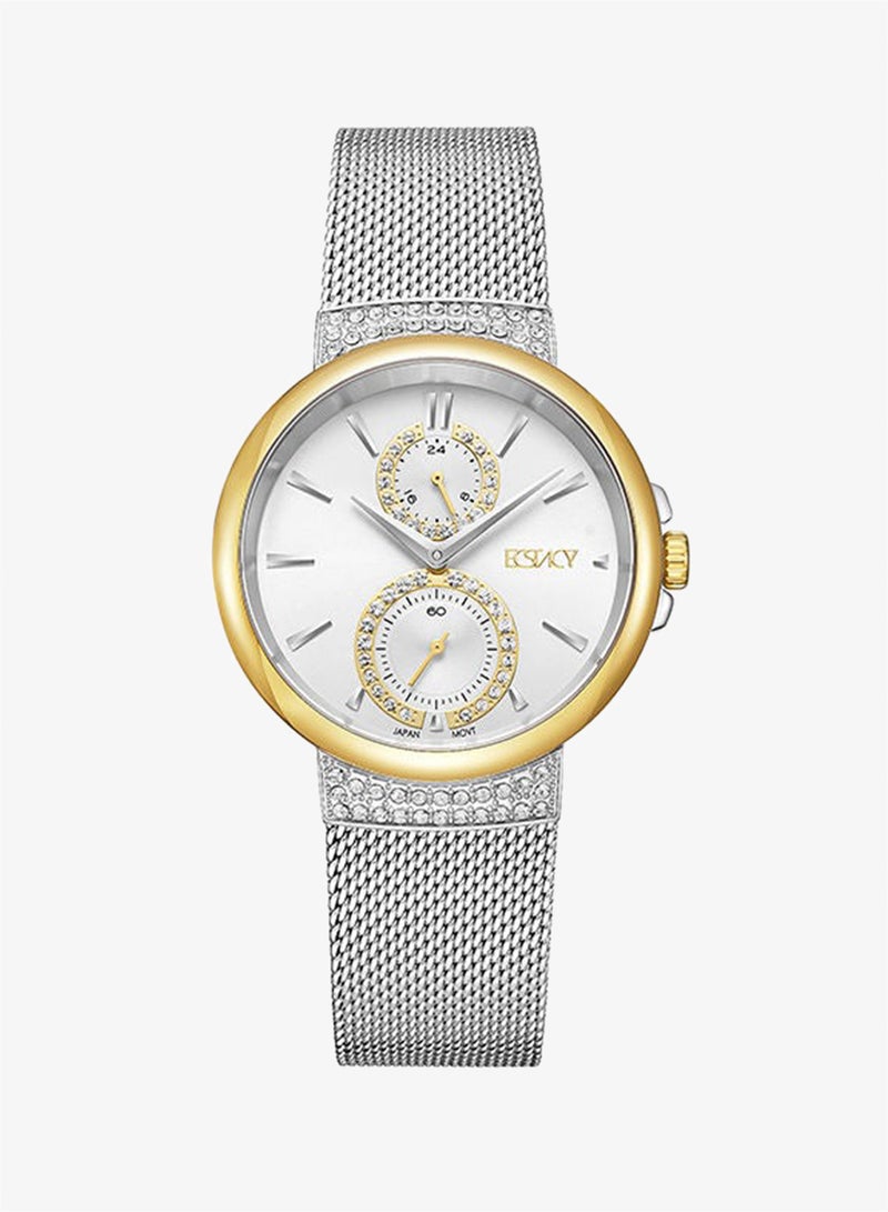 ECSTACY Women's Stainless Steel Multi Function Watch E23603-TMSS - 38 mm - Image 1